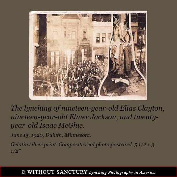 Without Sanctuary Lynching Photography in America